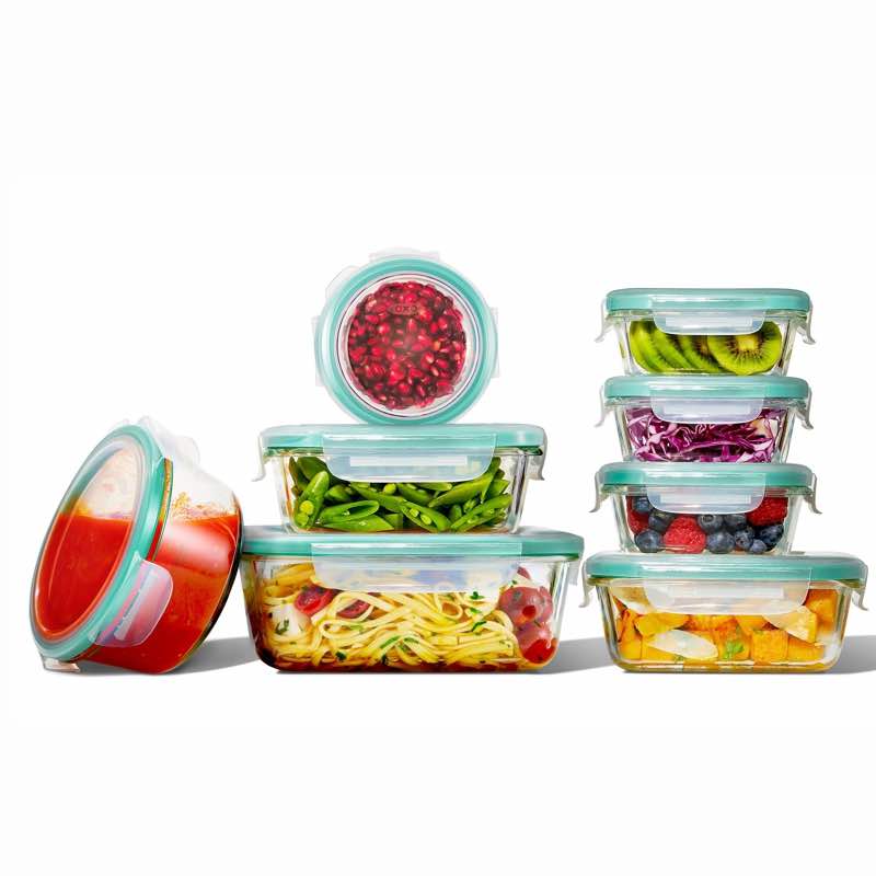 OXO SNAP SmartSeal 16pc Glass Container Set