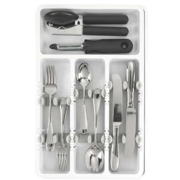 OXO Expandable Utensil Organizer Cutlery Tray