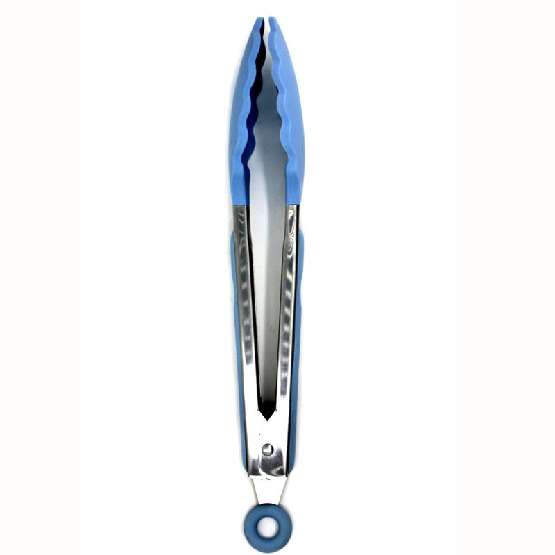 Silicone Locking Tongs | 9" | Sky