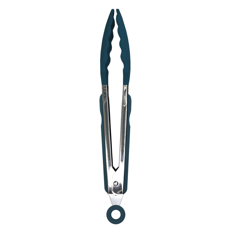 Silicone Locking Tongs | 9" | Blue