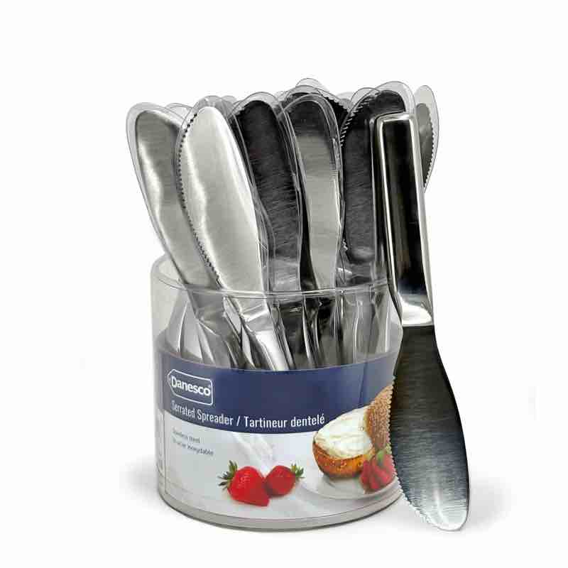 Serrated Spreader | Stainless Steel