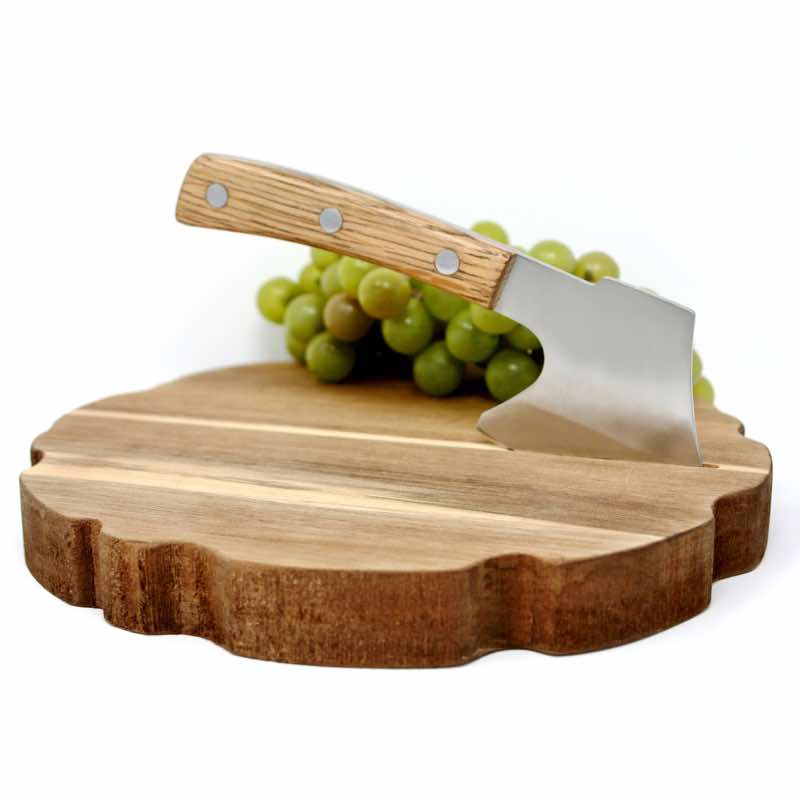Natural Living Alpine Cheese Platter & Knife