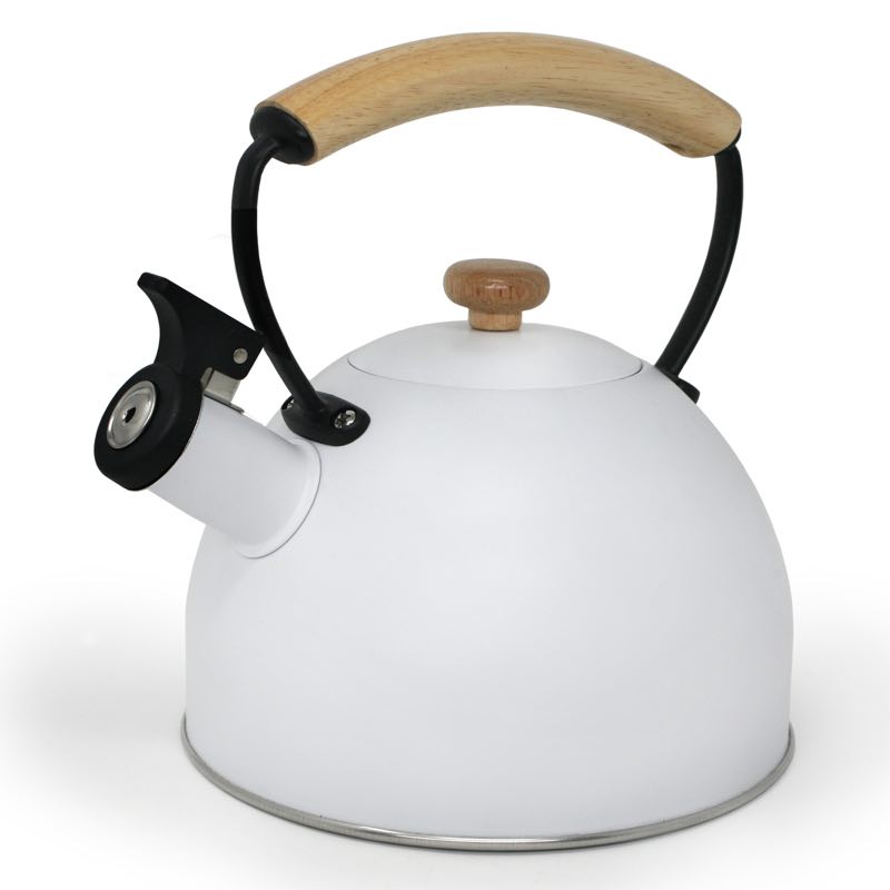 Café Culture Whistling Kettle | White