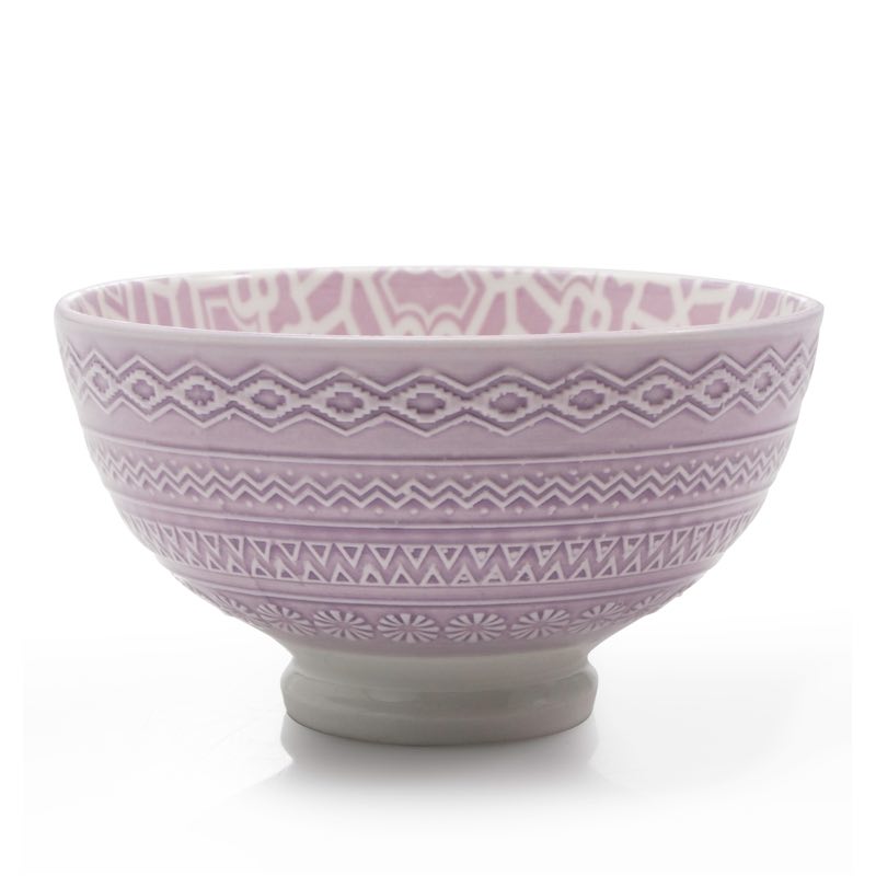 BIA Quilt Footed Bowl | Lavender