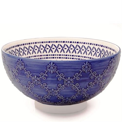 BIA Trellis Serving Bowl | Blue