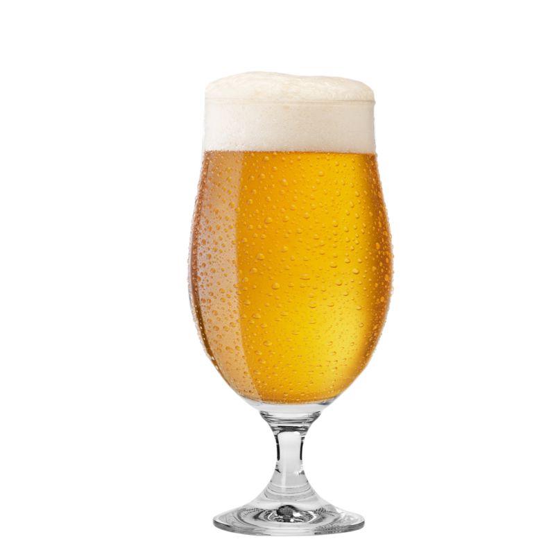 KROSNO HARMONY Stemmed Beer Glasses | Set of 6