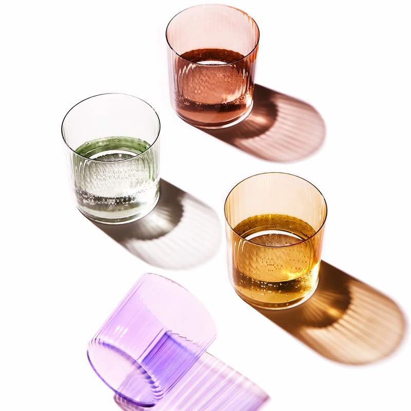 KROSNO DECO Tumbler Glasses | Set of 4