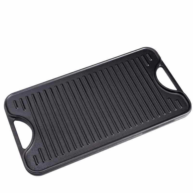 Victoria Reversible Cast Iron Griddle | 47x25cm