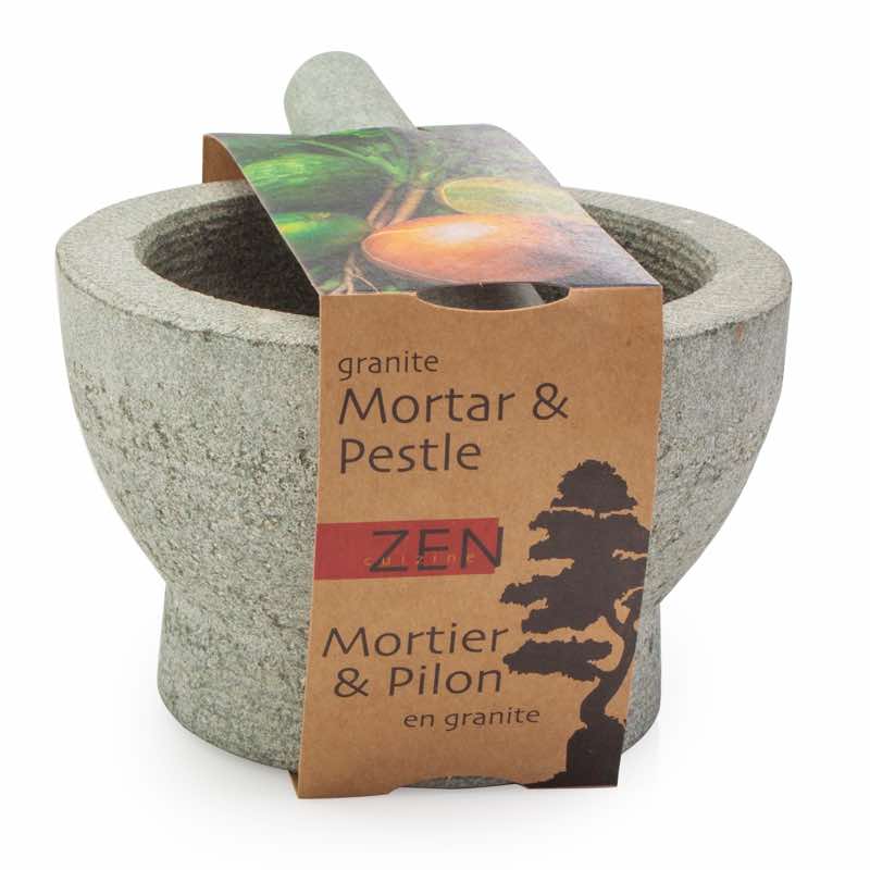 Zen Cuisine Granite 5.75\" Mortar & Pestle