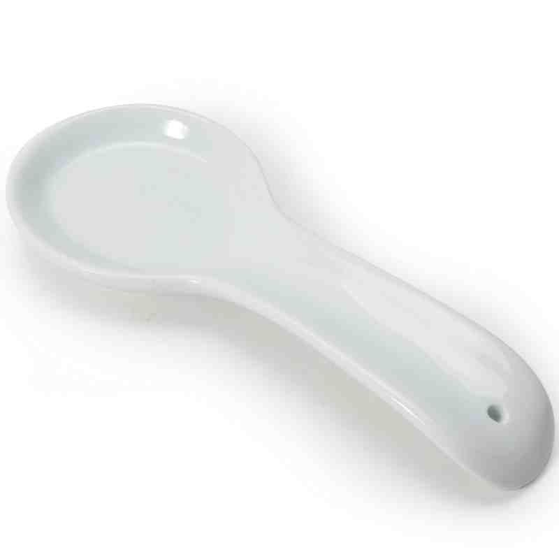 Ceramic Spoon Rest | White