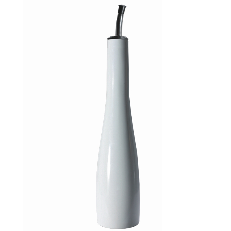 Ceramic Oil Bottle | White