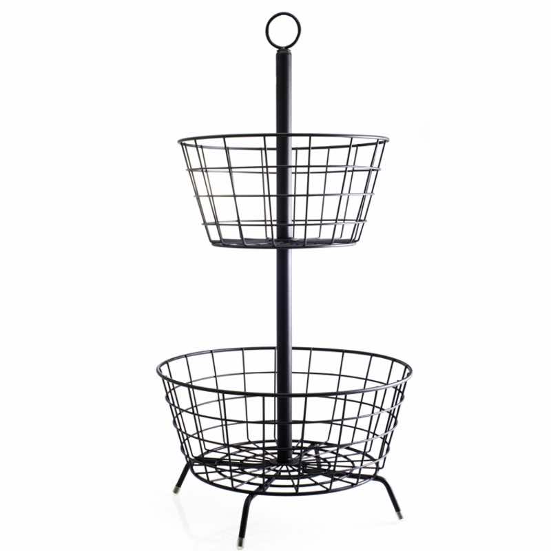 2-Tier Fruit Basket Stand | Fruit Bowl