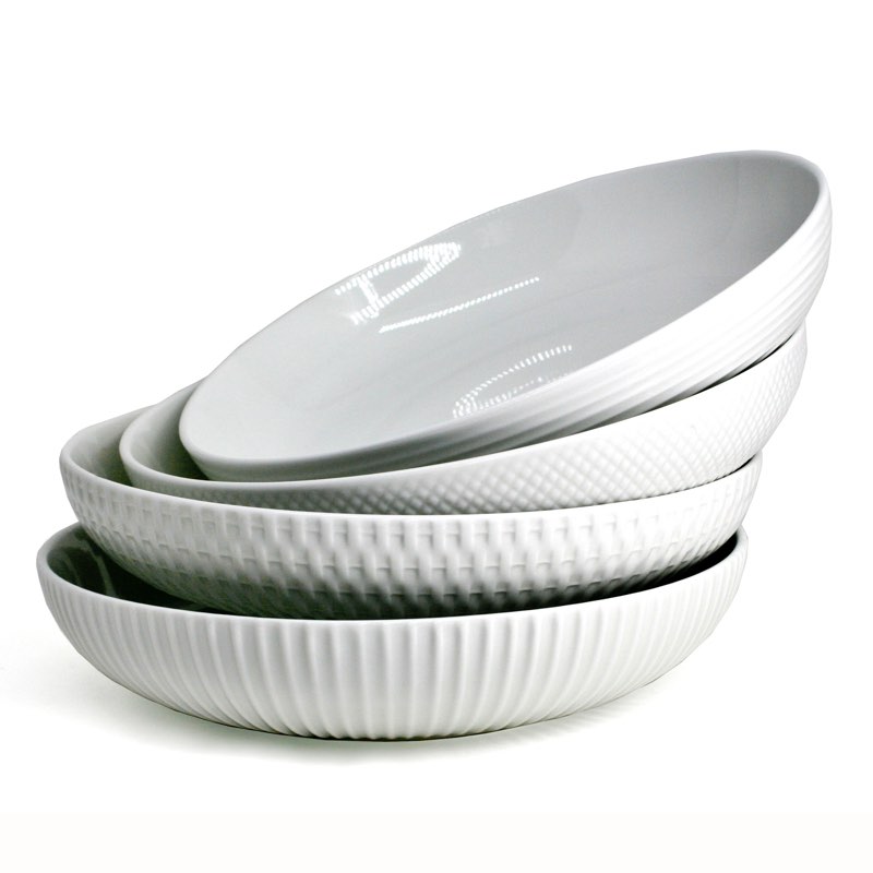 BIA Textured Shallow Bowl | Assorted Patterns