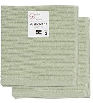 Ripple Dishcloth | Set of 2 | Sage