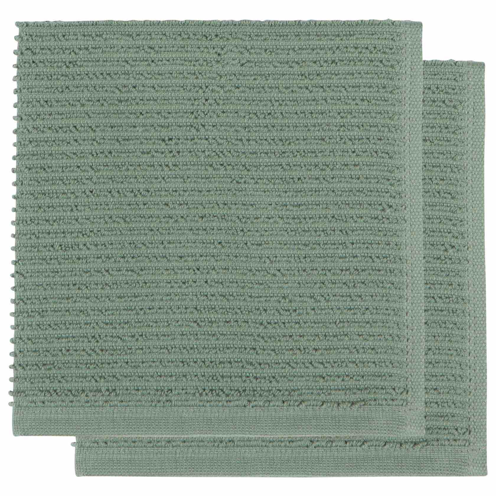 Ripple Dishcloth | Set of 2 | Elm Green