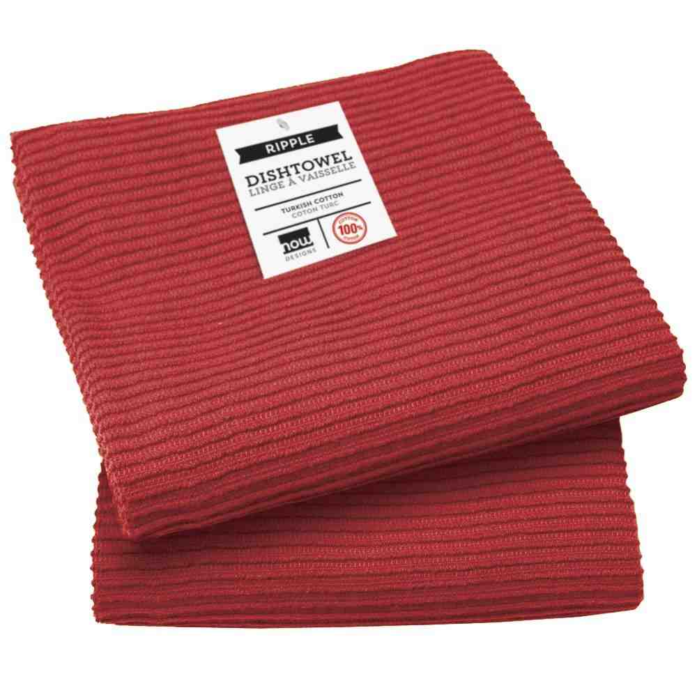 Ripple Kitchen Towel | Red