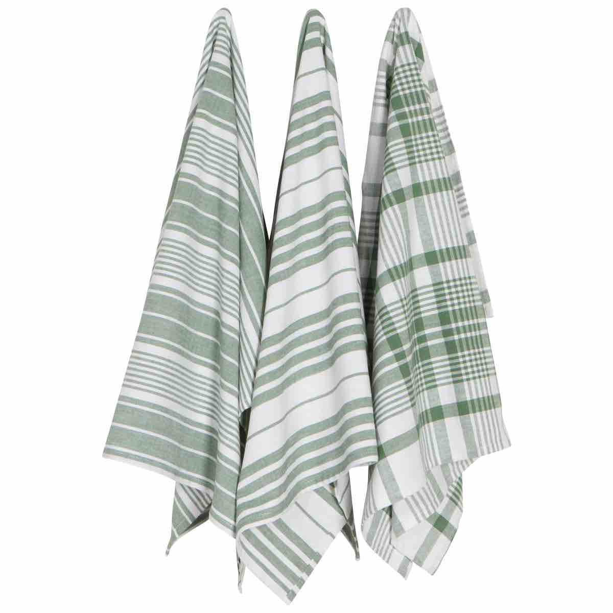 Jumbo Tea Towel Set of 3 | Elm Green