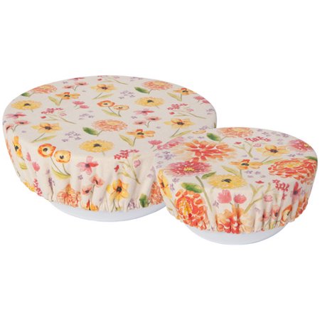 Reusable Bowl Covers | Set of 2 | Cottage Floral