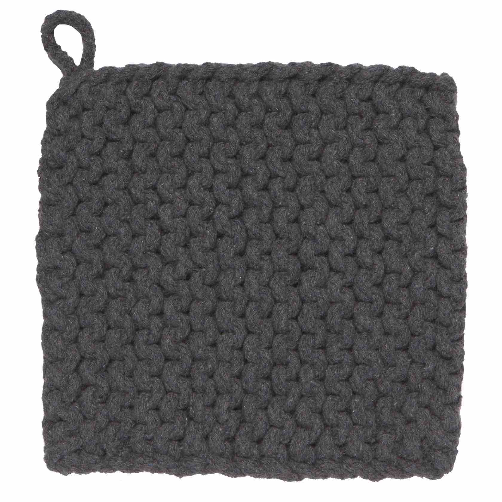 Knit Pot Holder | Shadow