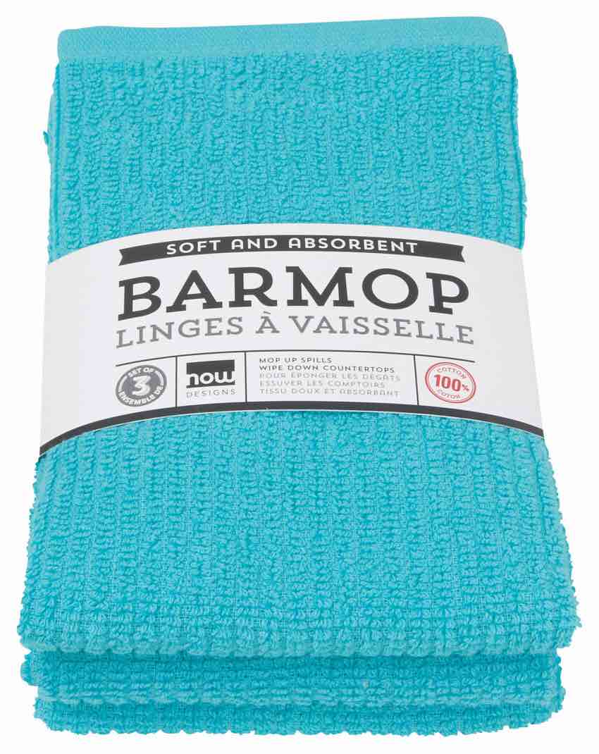 Barmop Kitchen Towels | Set of 3 | Bali Blue