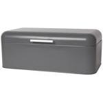 Retro Bread Box | Charcoal | Large Bread Bin