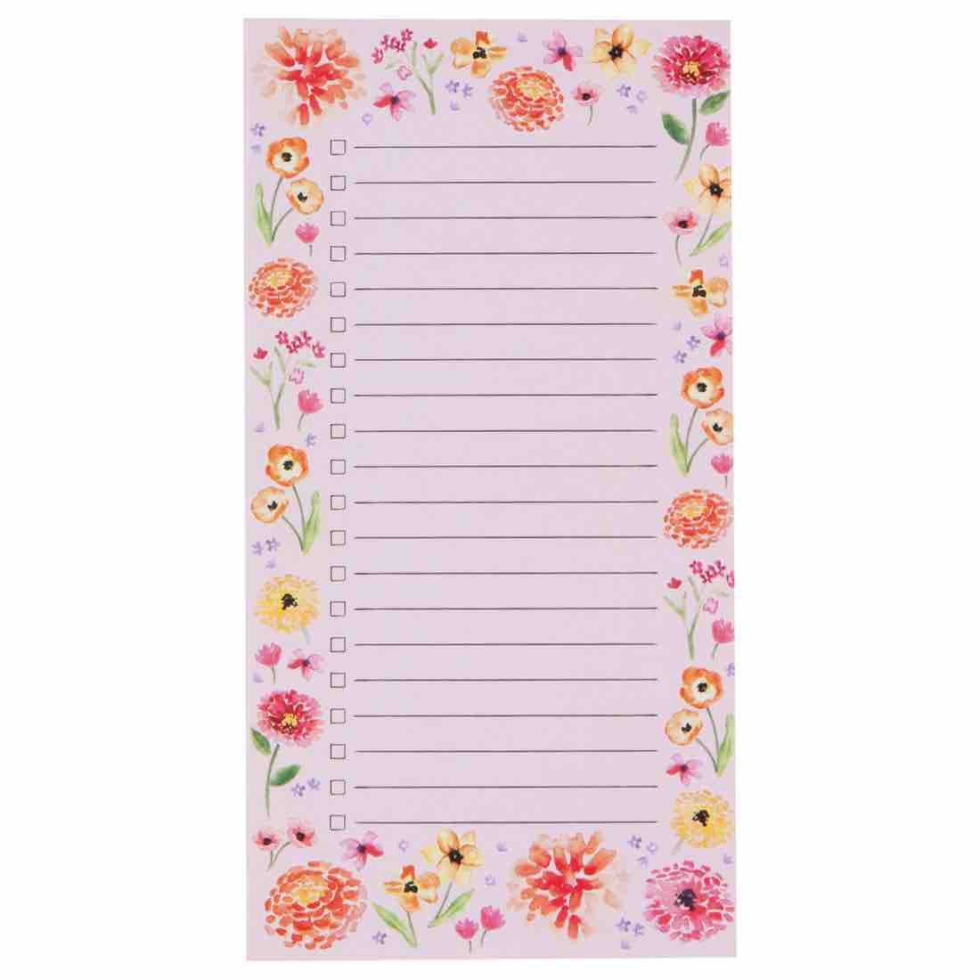 List It Magnetic Notepad | Cottage Floral