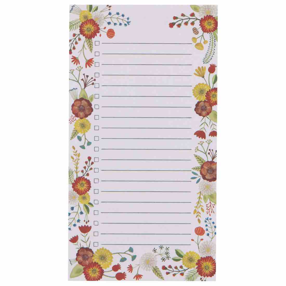 List It Magnetic Notepad | Golden Bloom