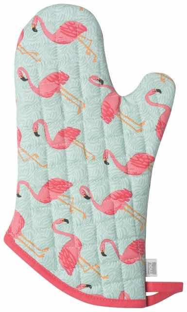 Oven Mitt | Flamingo