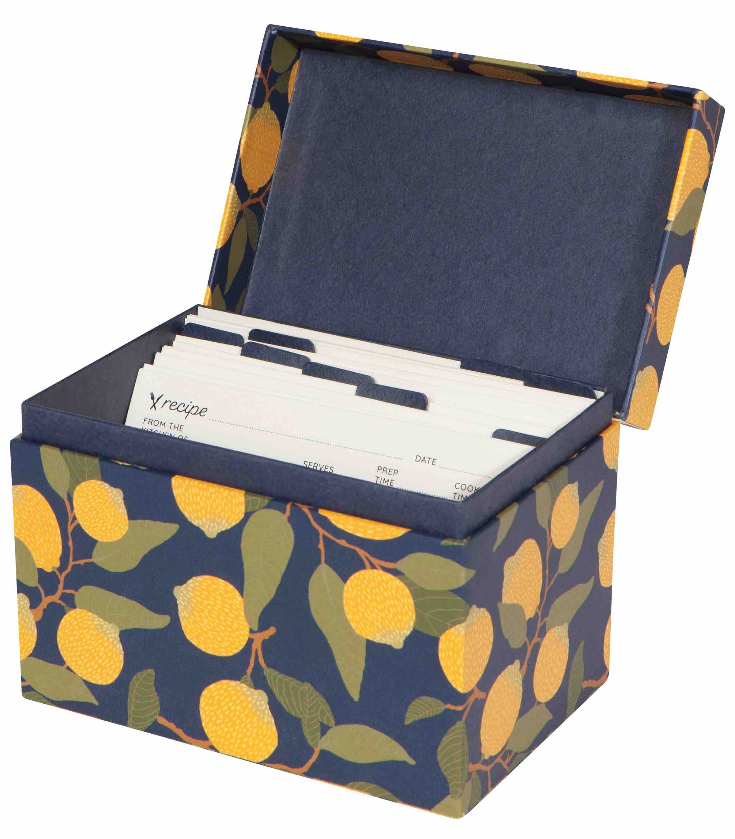 Recipe Card Box | Lemons