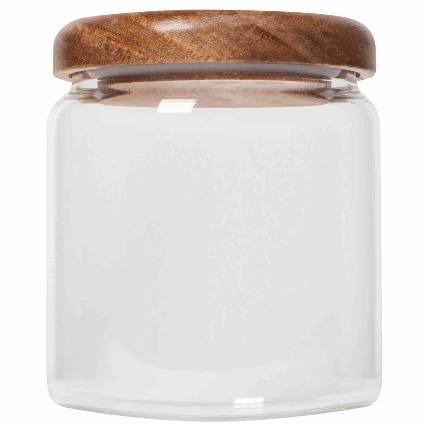 Glass Jar with Acacia Wood Lid | 20oz