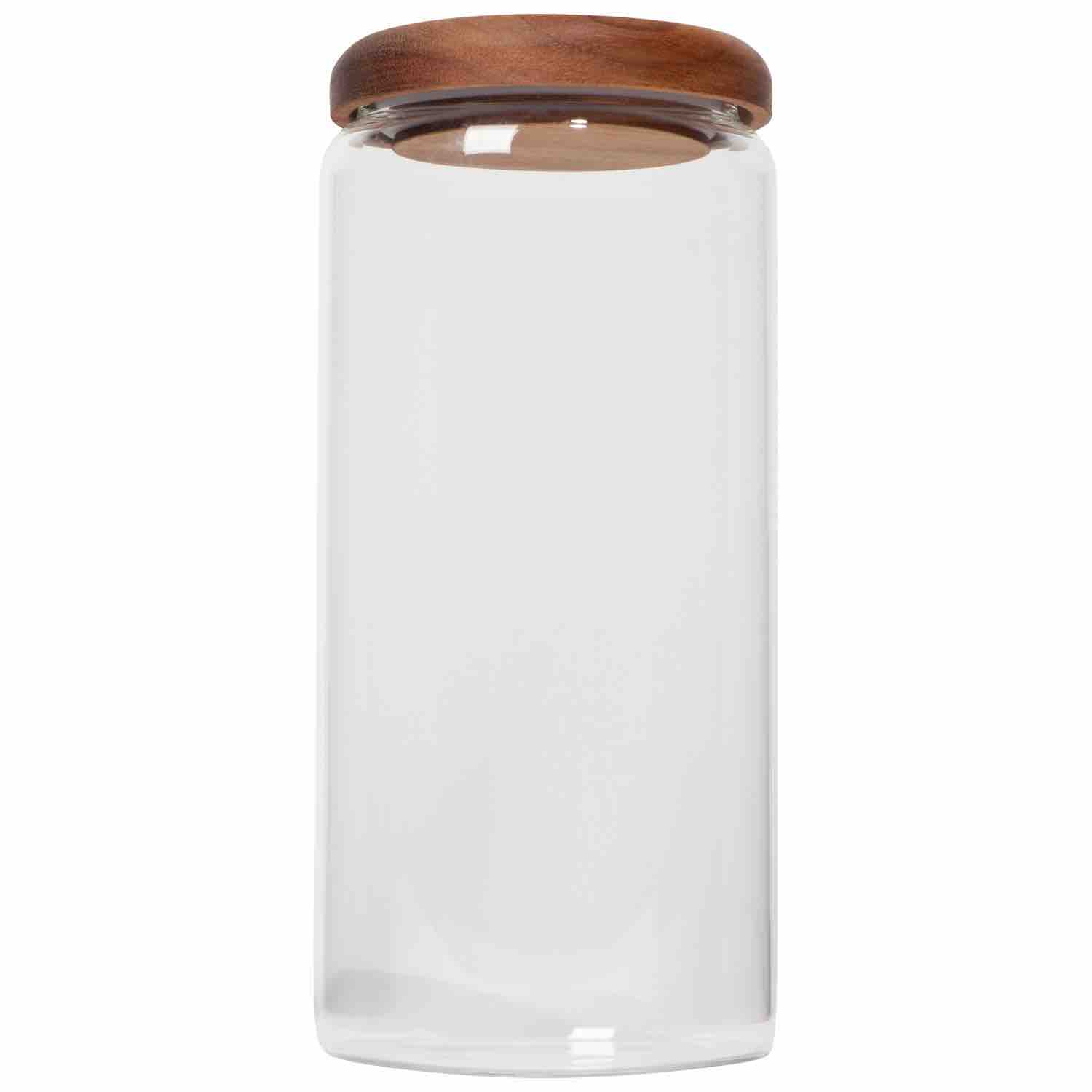 Glass Jar with Acacia Wood Lid | 42oz