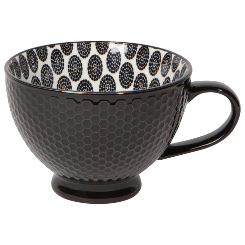 Broad Latte Mug | Black
