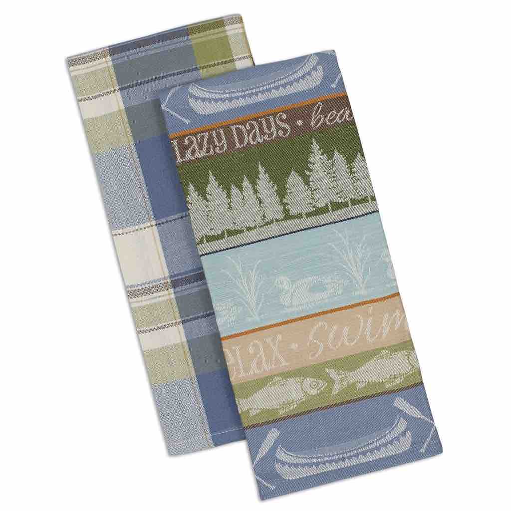 Lake House Dishtowels | Set of 2