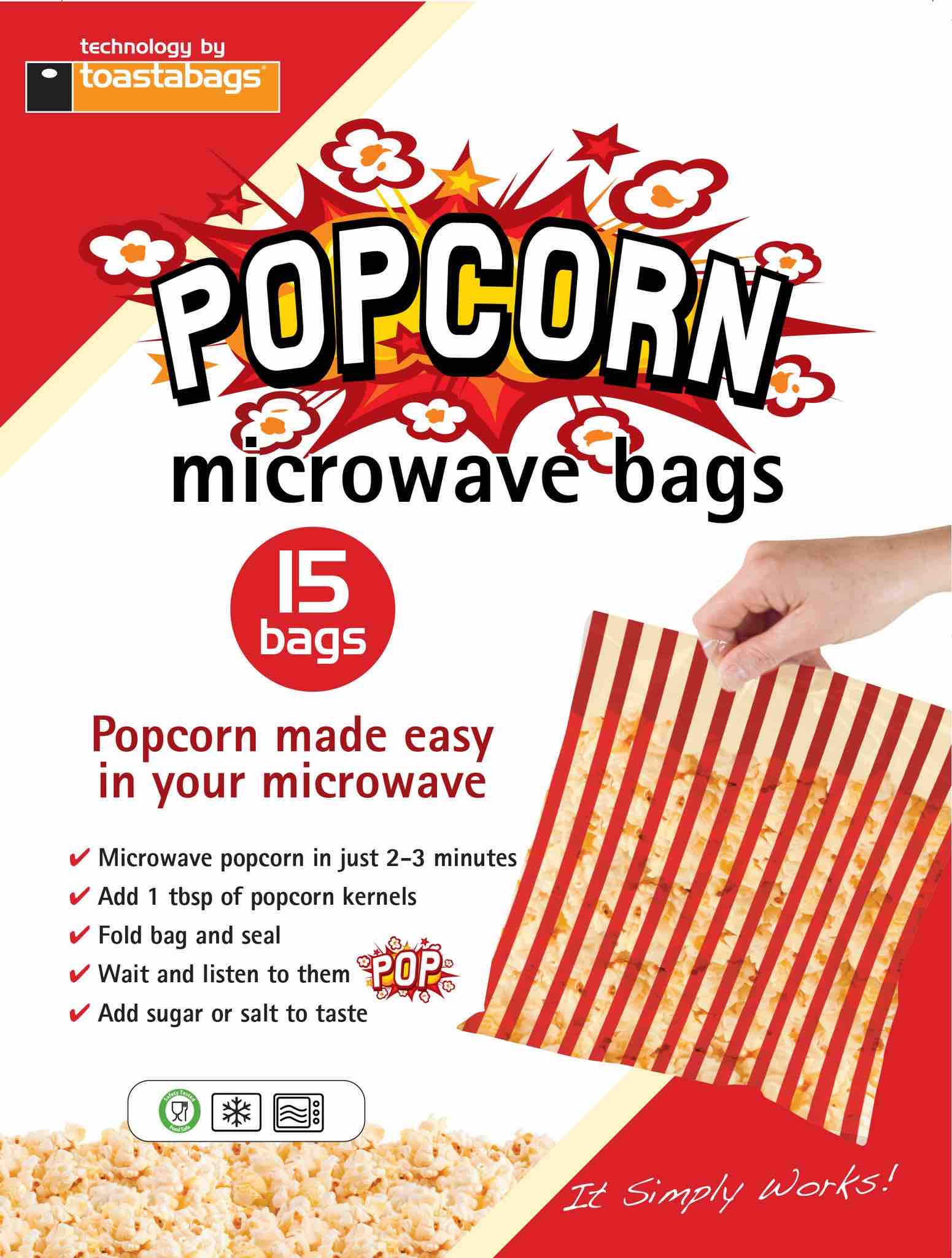 Microwave Popcorn Bags | 15pk
