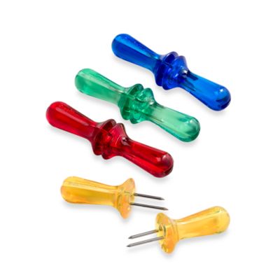 Interlocking Corn Holders | Set of 4 Translucent