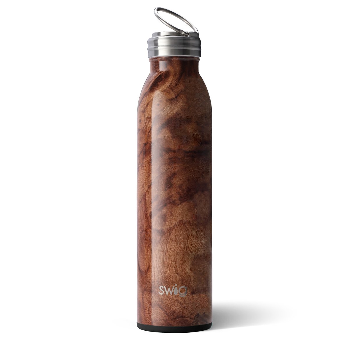 Swig Insulated Steel 20oz Water Bottle | Black Walnut