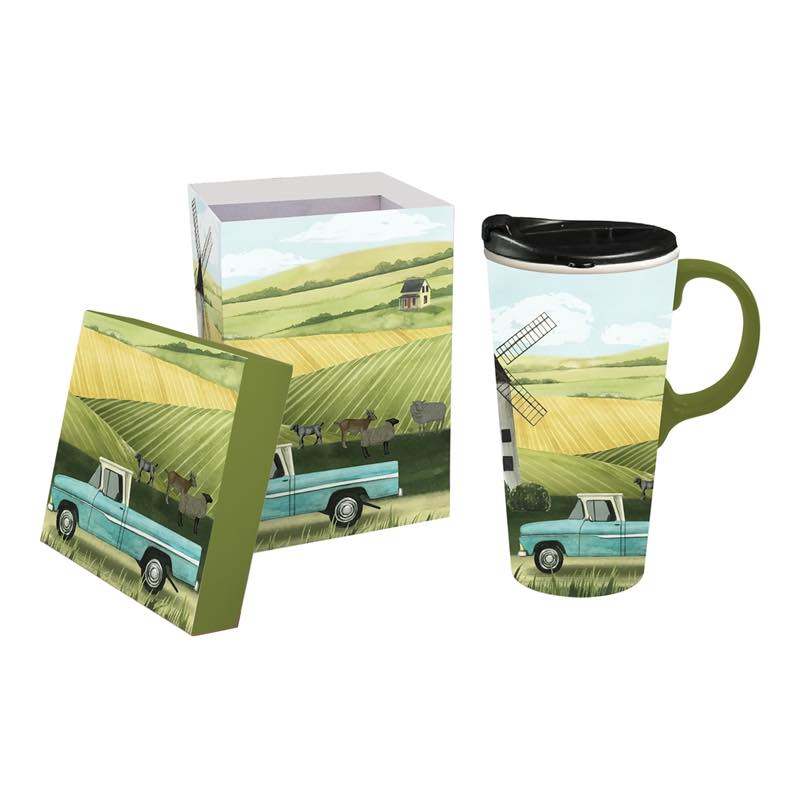 Ceramic Travel Mug | Farm Life