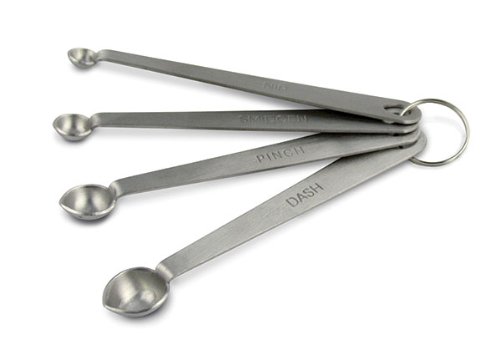 4pc Precision Measuring Spoon Set | Dash Pinch Smidgeon Nib