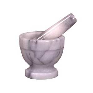 Marble 4\" Mortar & Pestle