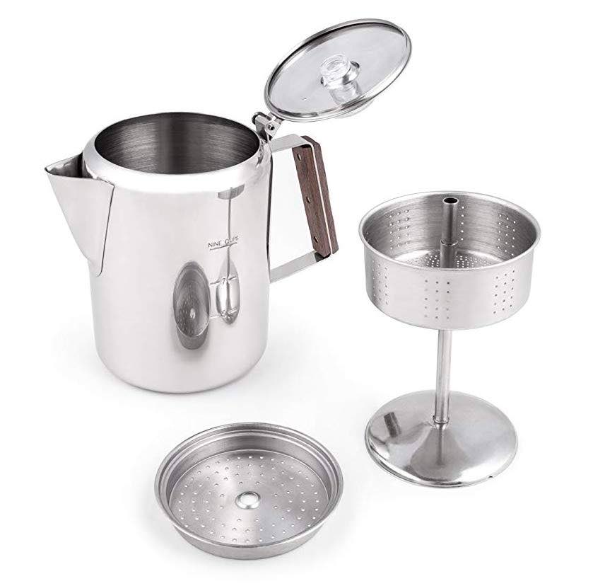 Tops Stovetop Coffee Percolator | 9 Cup