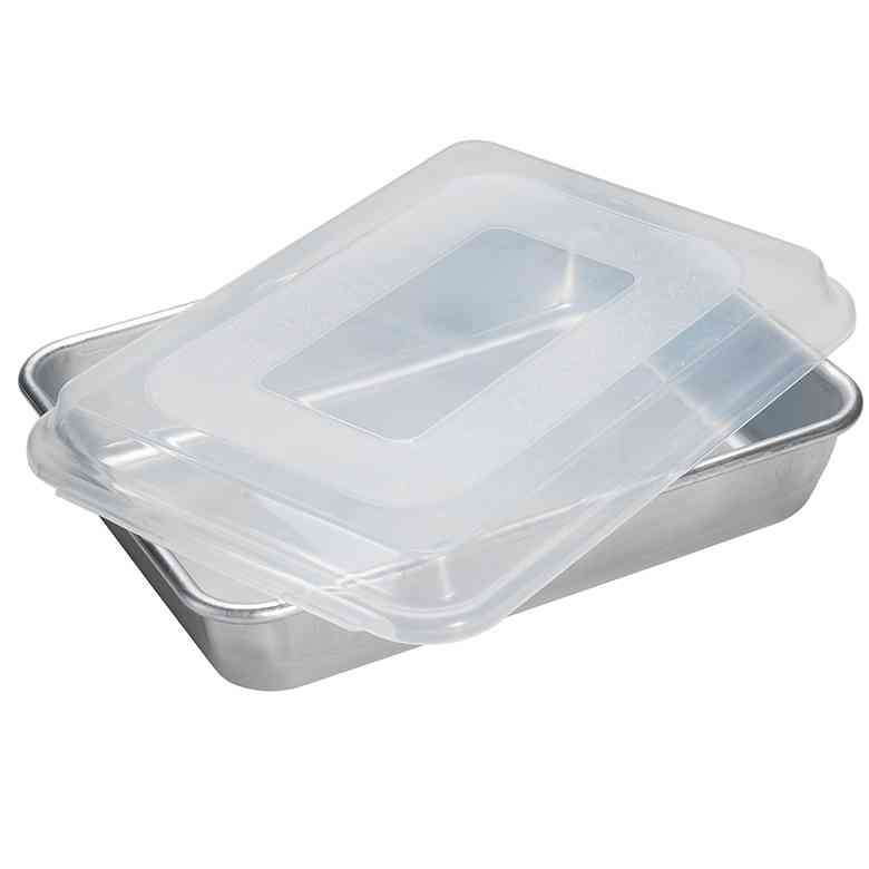 Rectangular Cake Pan with Lid