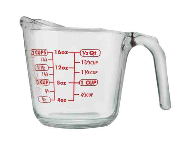 2 Cup Glass Measuring Cup