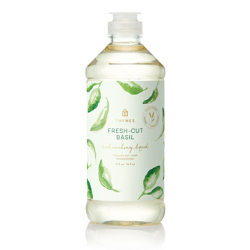 Thymes | Fresh-Cut Basil Dishwashing Liquid