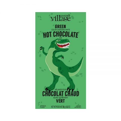 Gourmet du Village Dinosaur Green Colored White Hot Chocolate