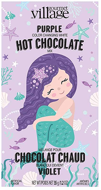 Gourmet du Village Mermaid Purple Colored White Hot Chocolate