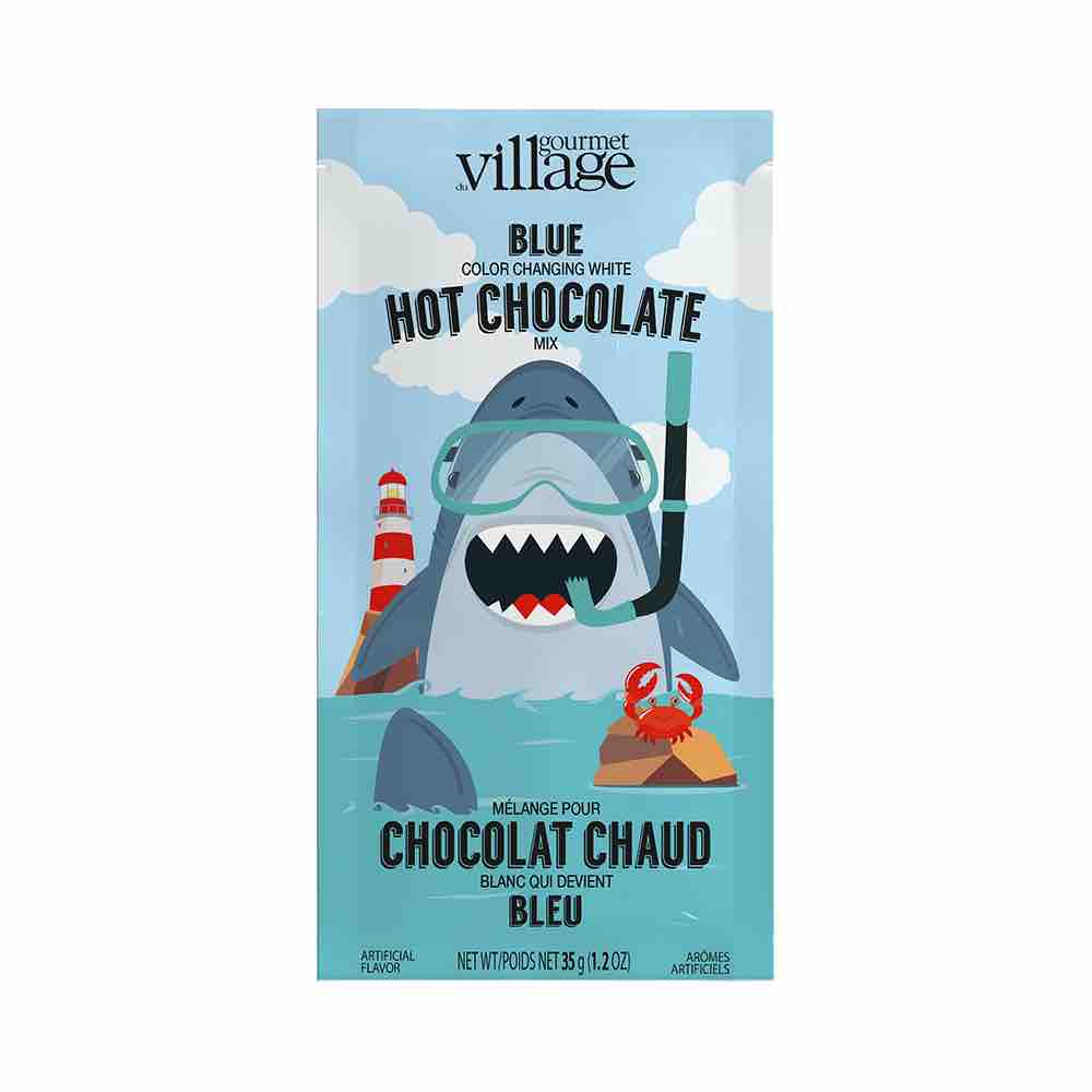 Gourmet du Village Shark Blue Colored Hot Chocolate Gourmet du Village Shark Blue Colored Hot Chocolate