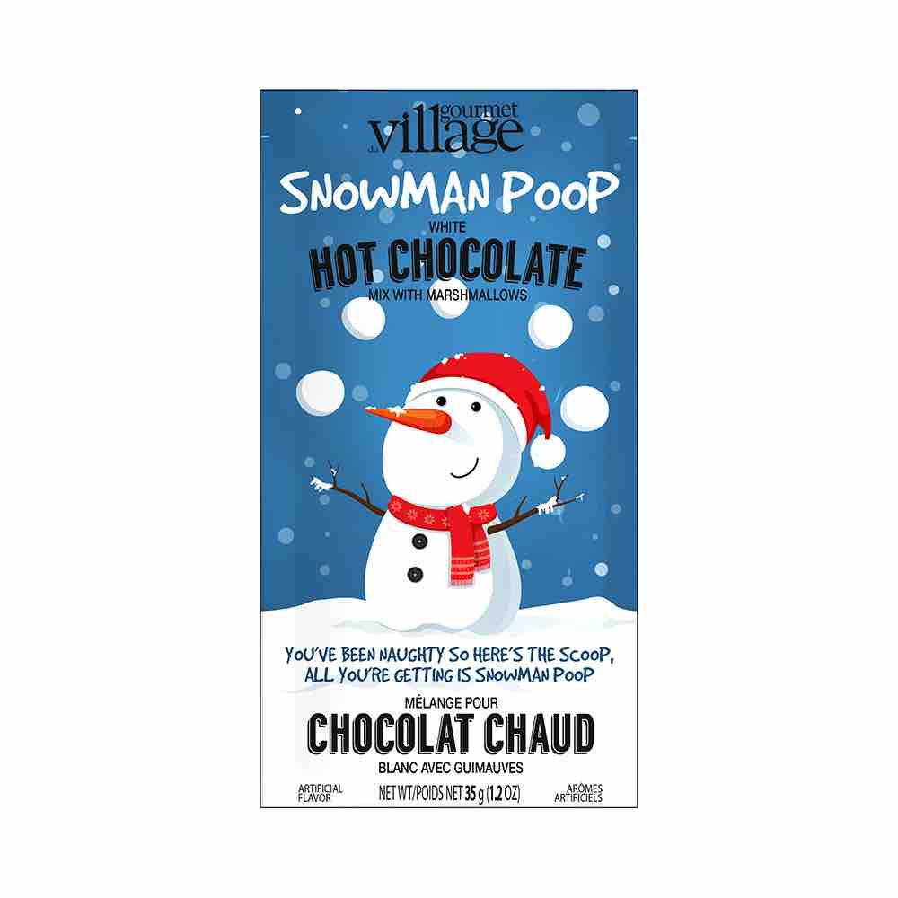 Gourmet du Village Snowman Poop White Hot Chocolate