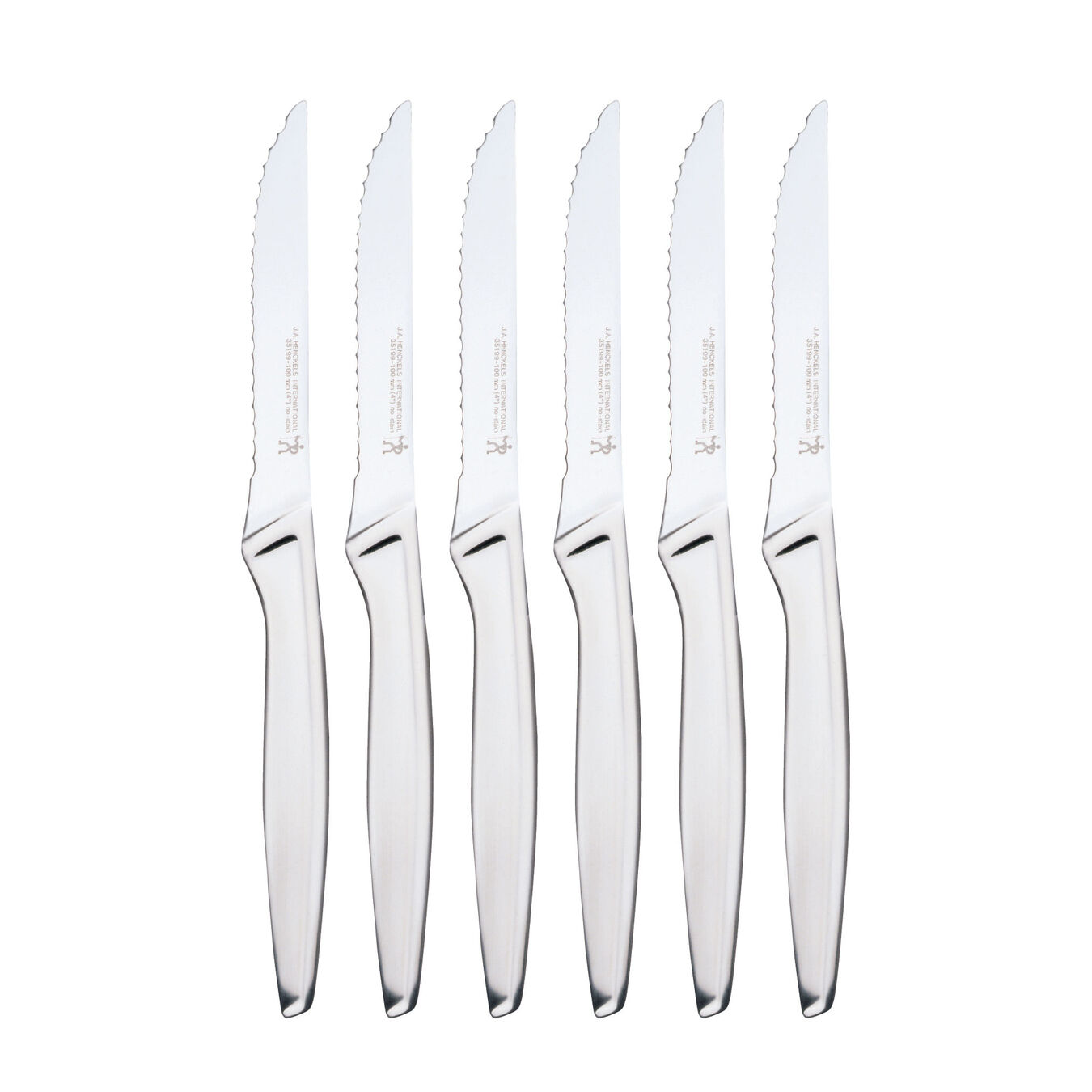 Henckels 6pc Stainless Steel Steak Knife Set