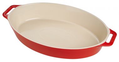 Staub Ceramic Oval Dish - Cherry 2.3L