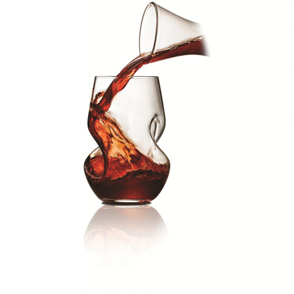 Tourbillon Wine Aerating Stemless Tumblers | Set of 2